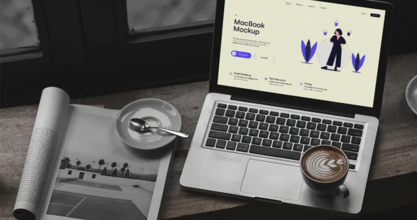 Website UX UI Design for MacBook